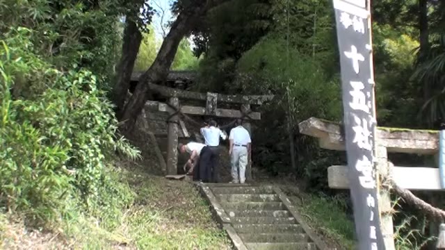 ２０１２年　牛深内の原虫追いどん