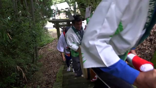 ２０２３年　牛深内の原虫追いどん