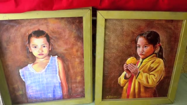 子供達へ絵のプレゼント